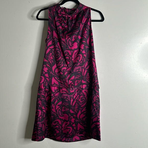 Marc by Marc Jacobs purple pink mini slik dress size small party - Picture 3 of 10